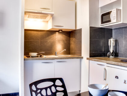 Lokora résidence étudiante Nice Chambre cuisine